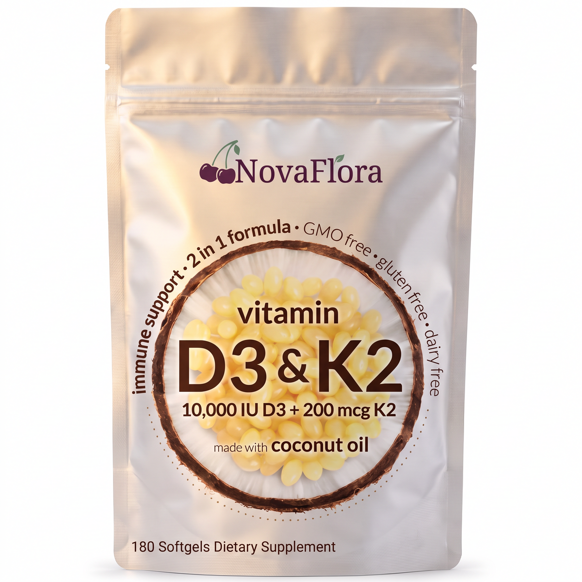 Vitamin D3 + K2